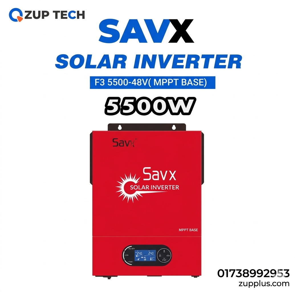 Savx Solar Inverter F3 5500-48V( MPPT BASE)