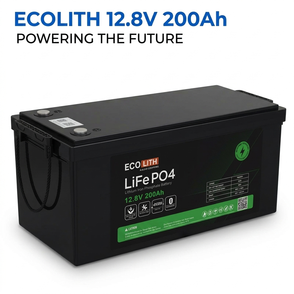 ECOLITH 12.8V 200Ah Lithium Battery